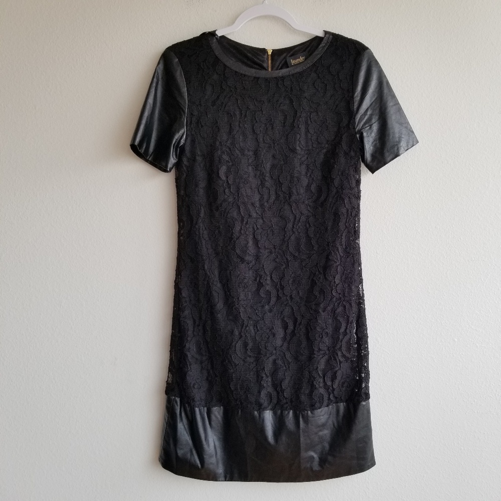 Laundry | Shelli Segal | leather and lace | 4